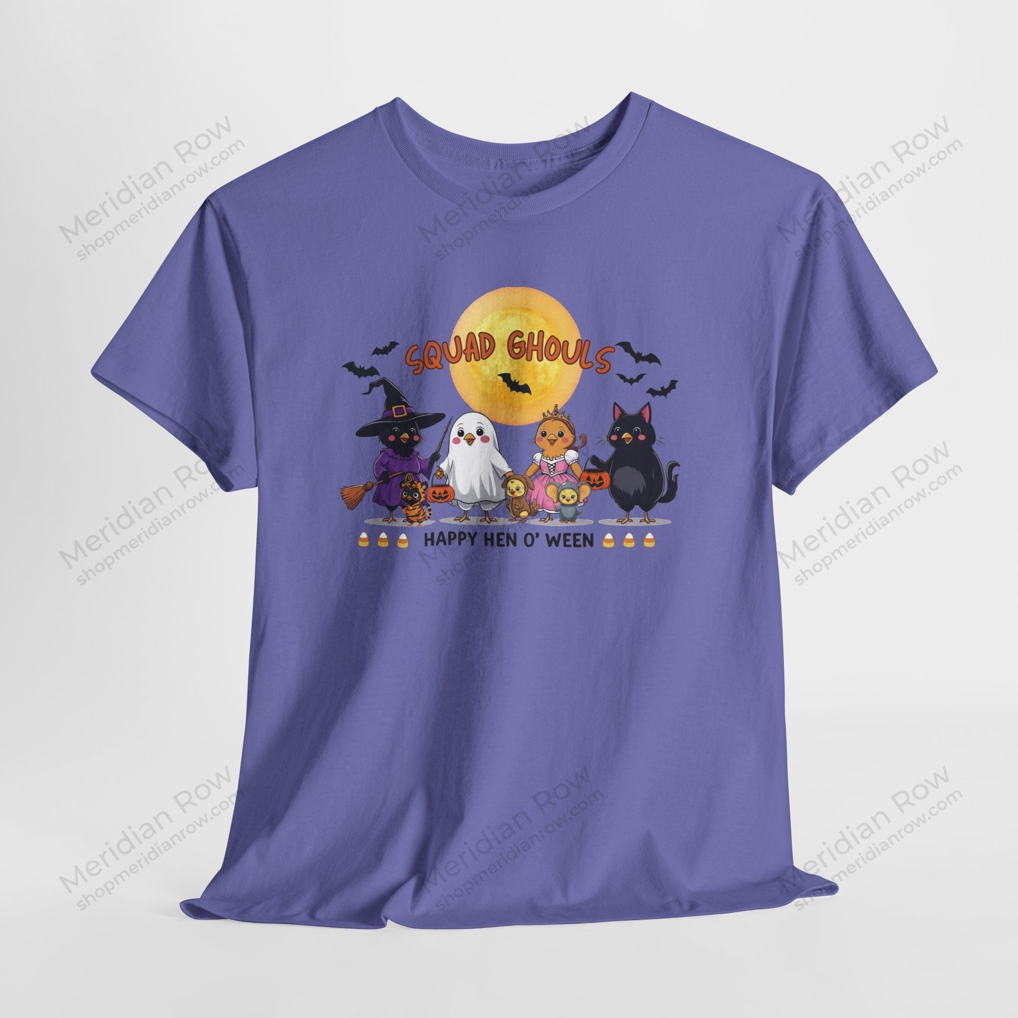 Squad Ghouls Chicken Halloween T-Shirt | Happy Hen O' Ween | Gildan 5000 Unisex Tee