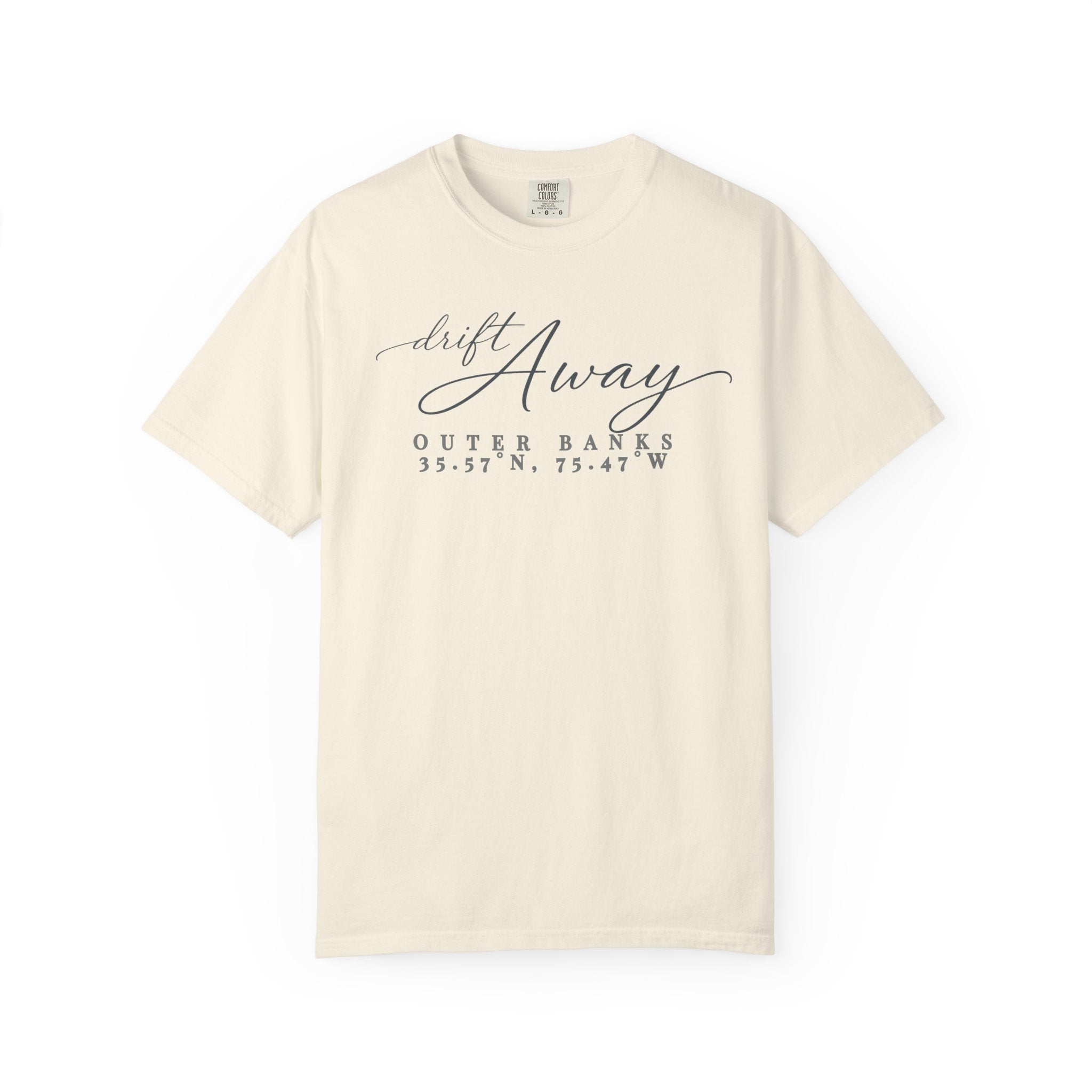 Outer Banks Drift Away T-Shirt | OBX Coordinates Tee | Comfort Colors Beach Summer Vacation Gift | Vintage Coastal Shirt