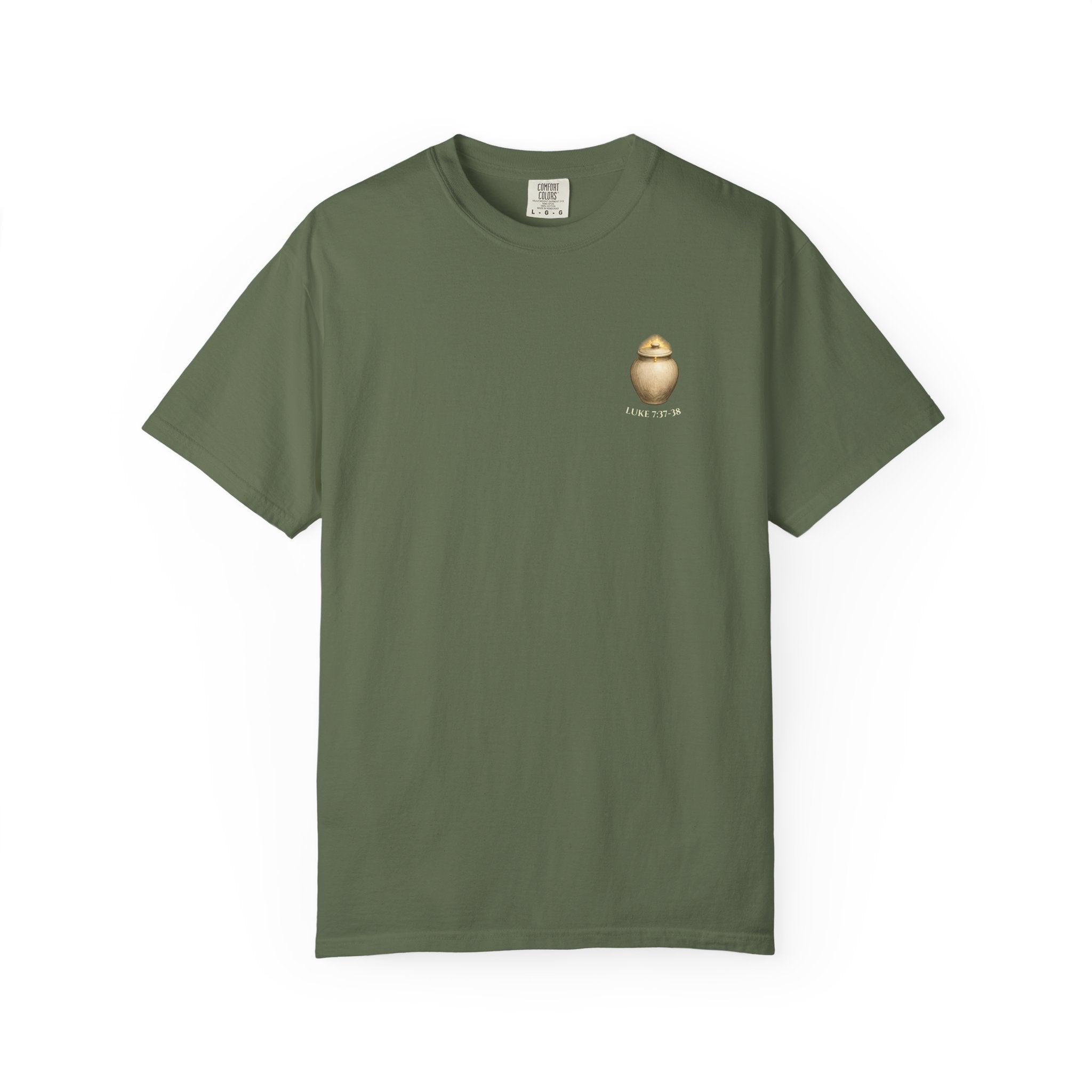 You Don’t Know the Cost of the Oil Shirt | Luke 7:37-38 Christian Comfort Colors Tee | Faith Graphic T-Shirt | Worship & Devotion Shirt