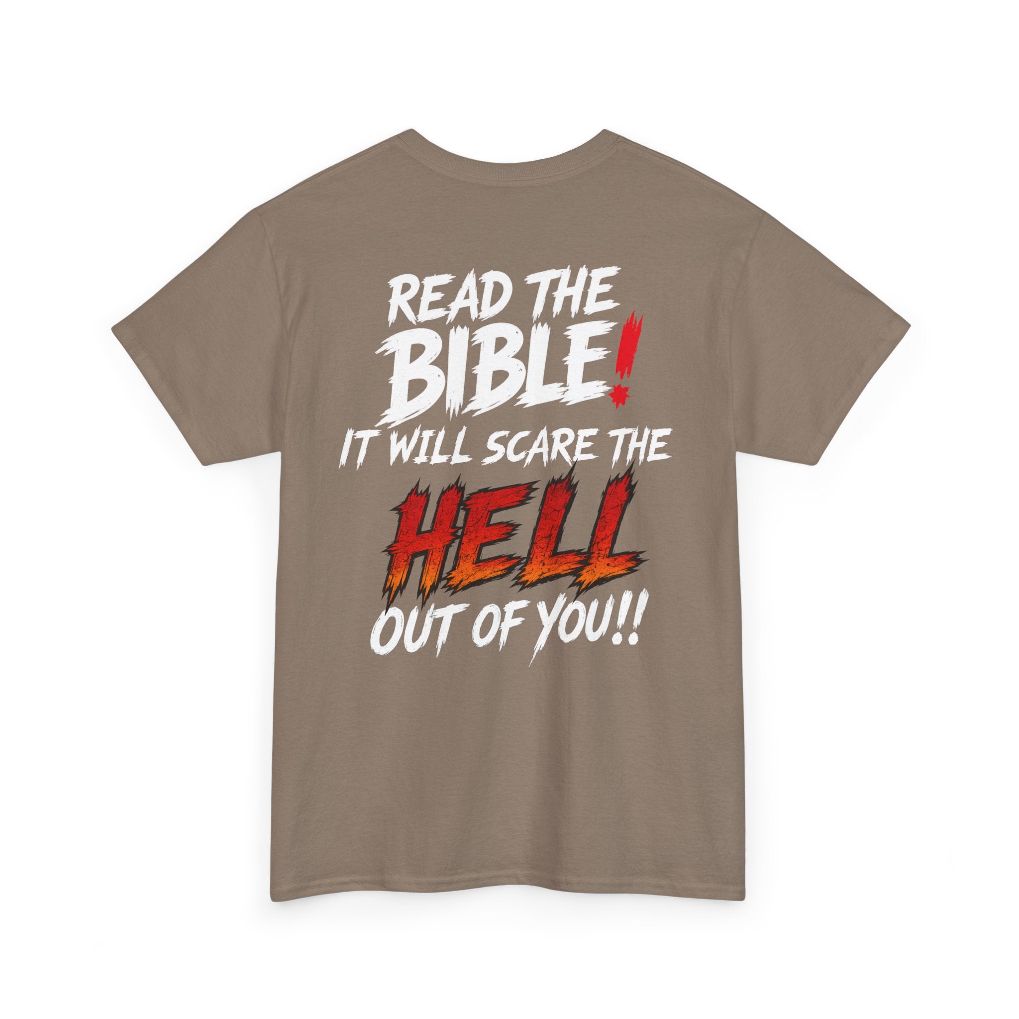 Read the Bible Shirt | Bold Christian Graphic Tee | Hebrews 4:12 Faith Shirt | Gildan 5000 Christian Apparel