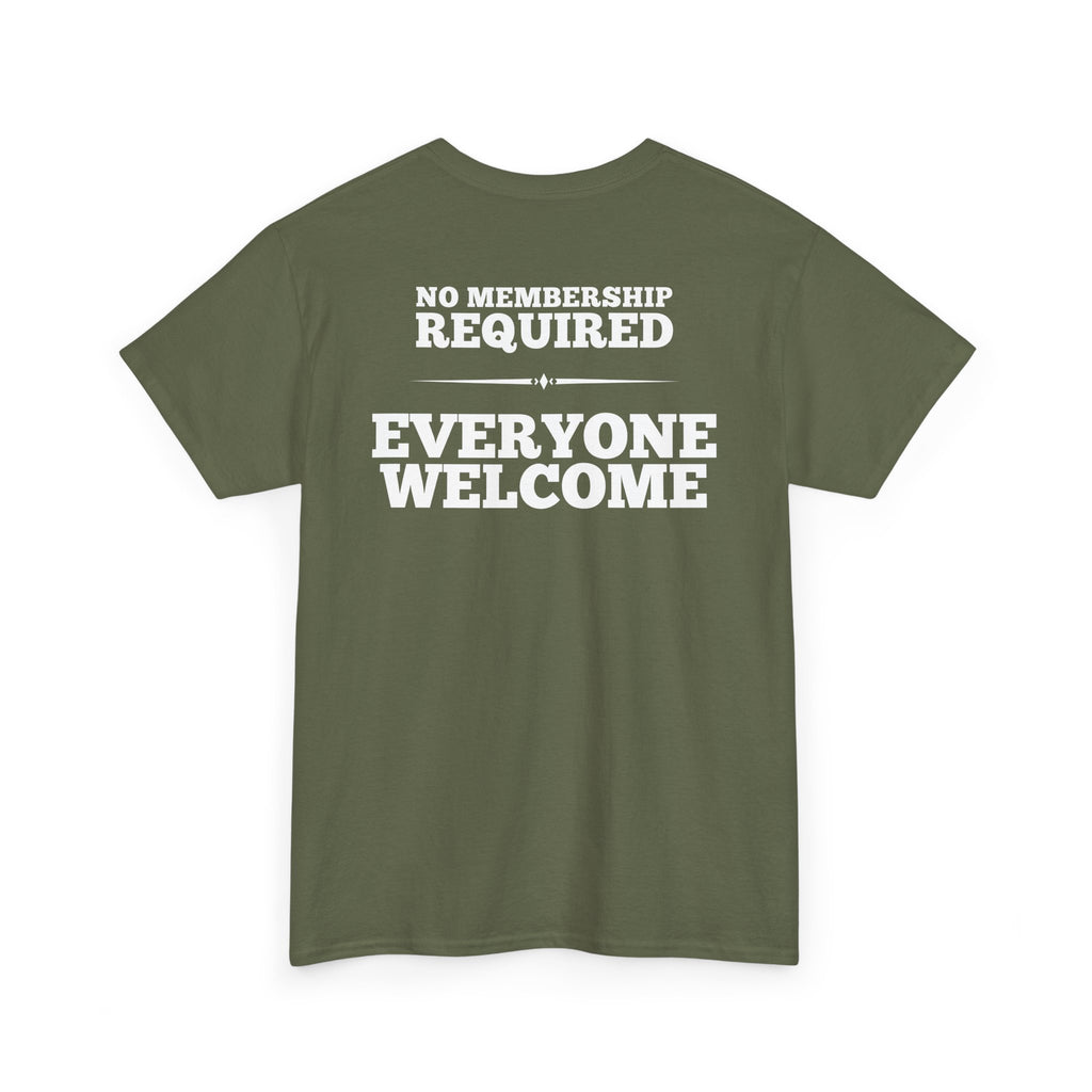 Cover to Cover Club Shirt | No Membership Required Christian Tee | Bible Study Graphic Shirt | Genesis to Revelation T-Shirt | Gildan 5000