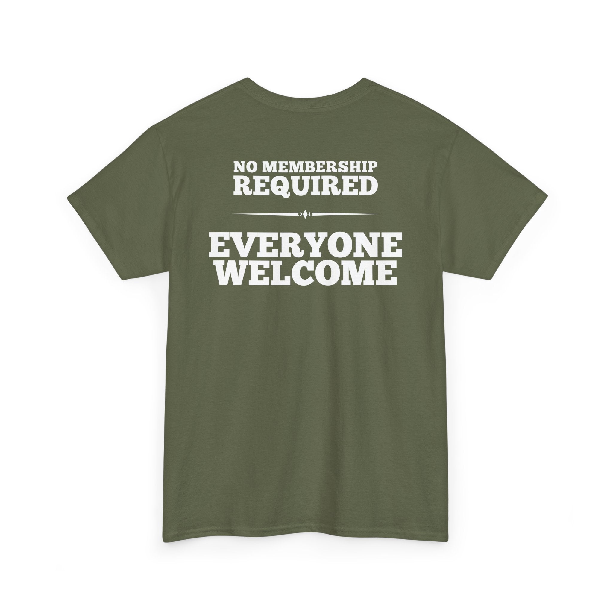 Cover to Cover Club Shirt | No Membership Required Christian Tee | Bible Study Graphic Shirt | Genesis to Revelation T-Shirt | Gildan 5000