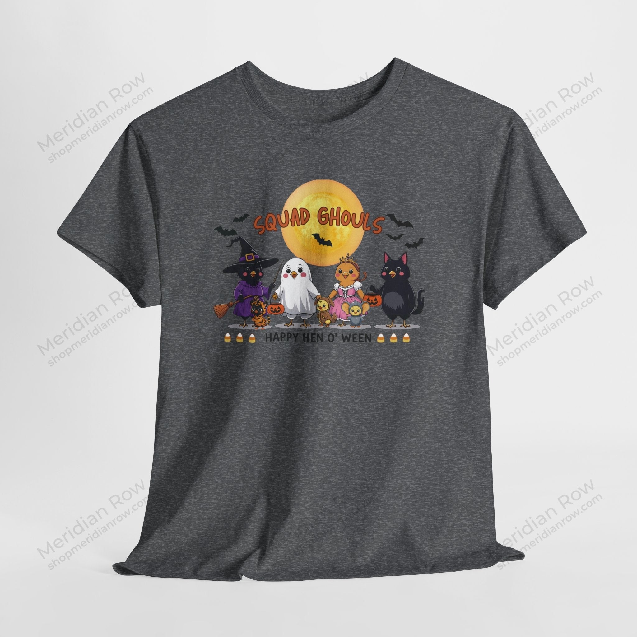 Squad Ghouls Chicken Halloween T-Shirt | Happy Hen O' Ween | Gildan 5000 Unisex Tee