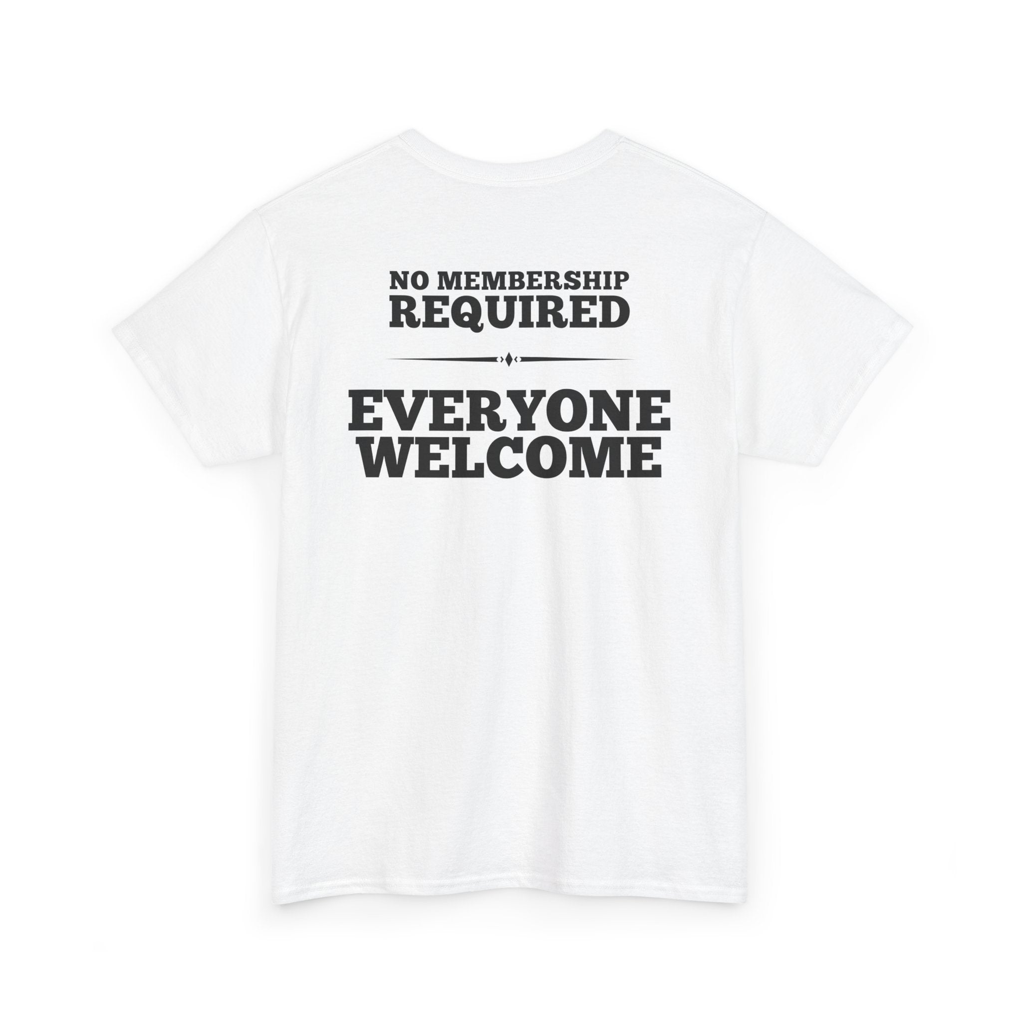 Cover to Cover Club Shirt | No Membership Required Christian Tee | Bible Study Graphic Shirt | Genesis to Revelation T-Shirt | Gildan 5000