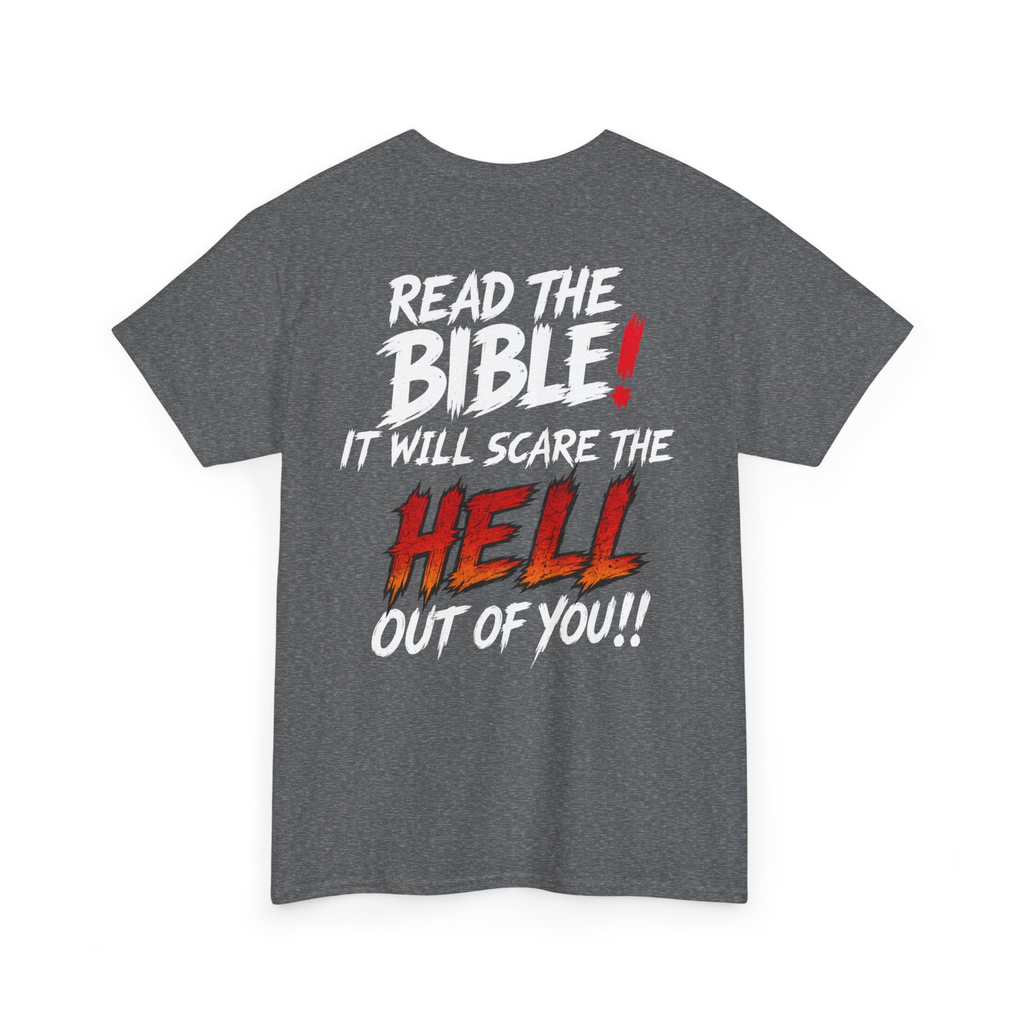 Read the Bible Shirt | Bold Christian Graphic Tee | Hebrews 4:12 Faith Shirt | Gildan 5000 Christian Apparel