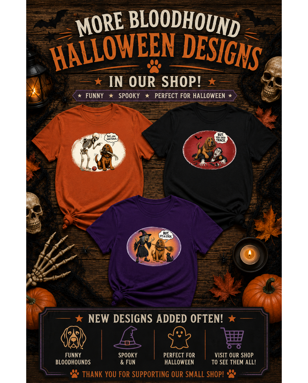 But, You Said Track Shirt | Funny Bloodhound Dracula Halloween Tee | Spooky Dog Lover Shirt | Gildan 5000 Graphic T-Shirt
