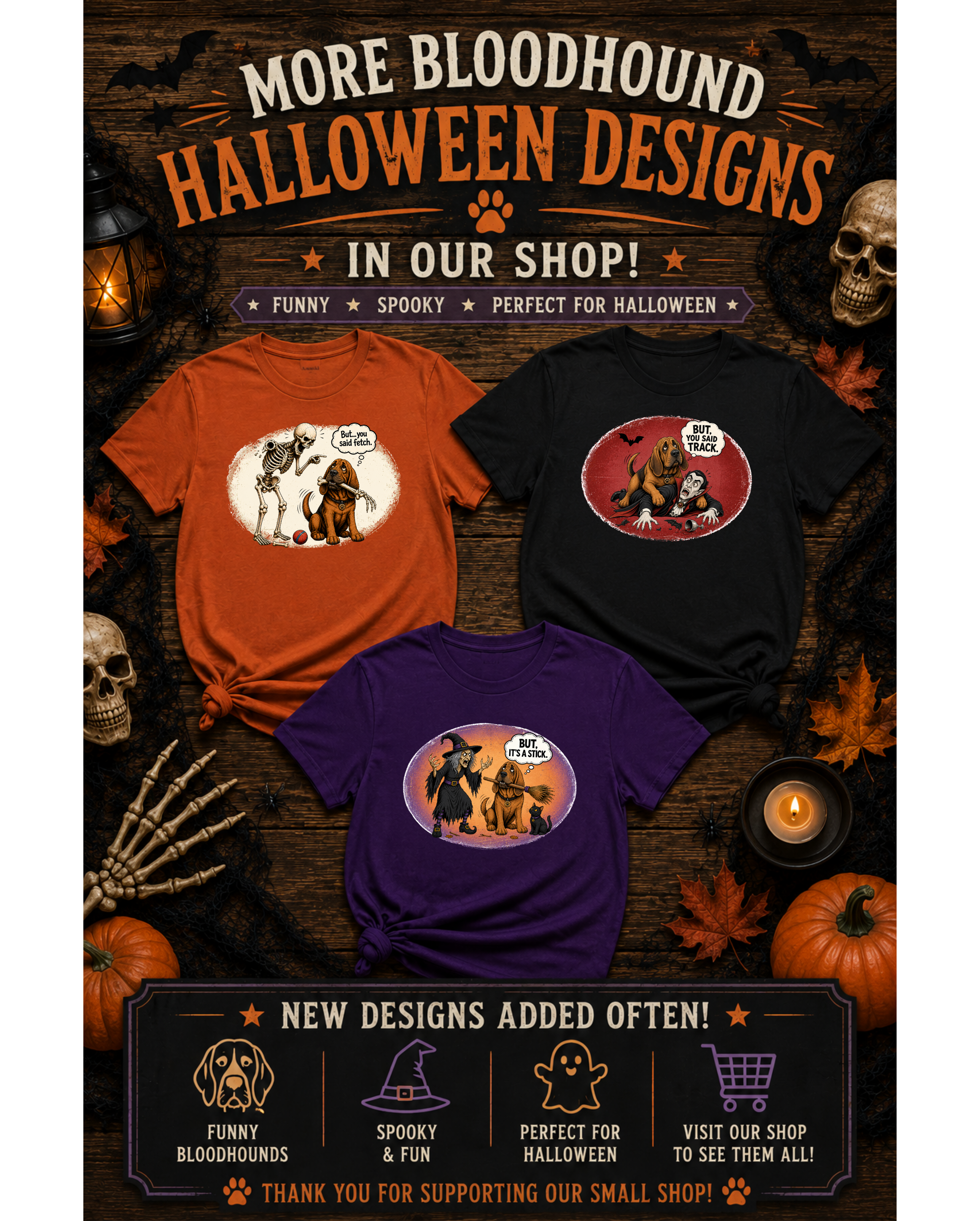 But, You Said Track Shirt | Funny Bloodhound Dracula Halloween Tee | Spooky Dog Lover Shirt | Gildan 5000 Graphic T-Shirt