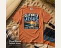 Saltwater + Jesus Good for the Soul Shirt | Comfort Colors 1717 Christian Beach T-Shirt | Coastal Faith Tee