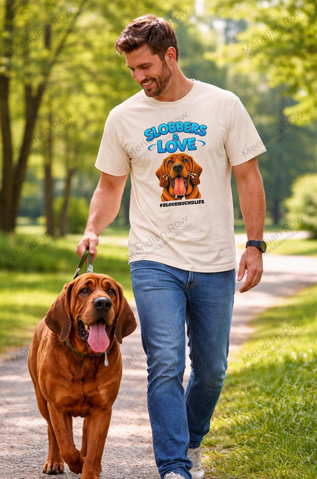Bloodhound Life Unisex Tee, Slobbering Dog Lover Shirt, Funny Pet Owner Gift, Drooling Hound Top, Animal Lover Apparel