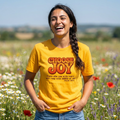 Choose Joy Psalm 126:5 Shirt | Retro Christian Graphic Tee | Inspirational Scripture Shirt | Gildan 64000 Softstyle T-Shirt