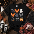 Haunted Coquette Halloween Bow Shirt | Ghost, Pumpkin & Haunted House Tee
