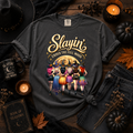 Slayin’ Under the Full Moon Comfort Colors® Halloween Tee