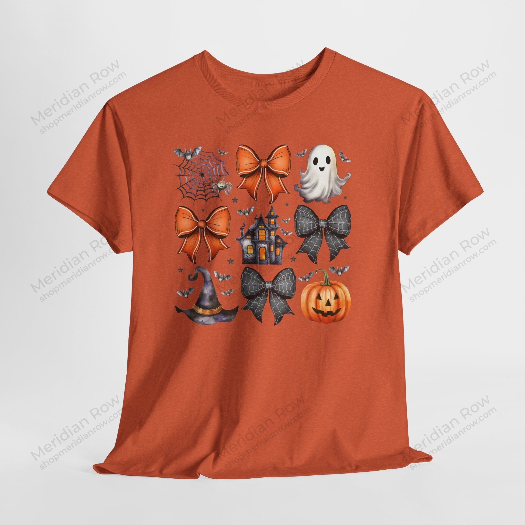 Haunted Coquette Halloween Bow Shirt | Ghost, Pumpkin & Haunted House Tee