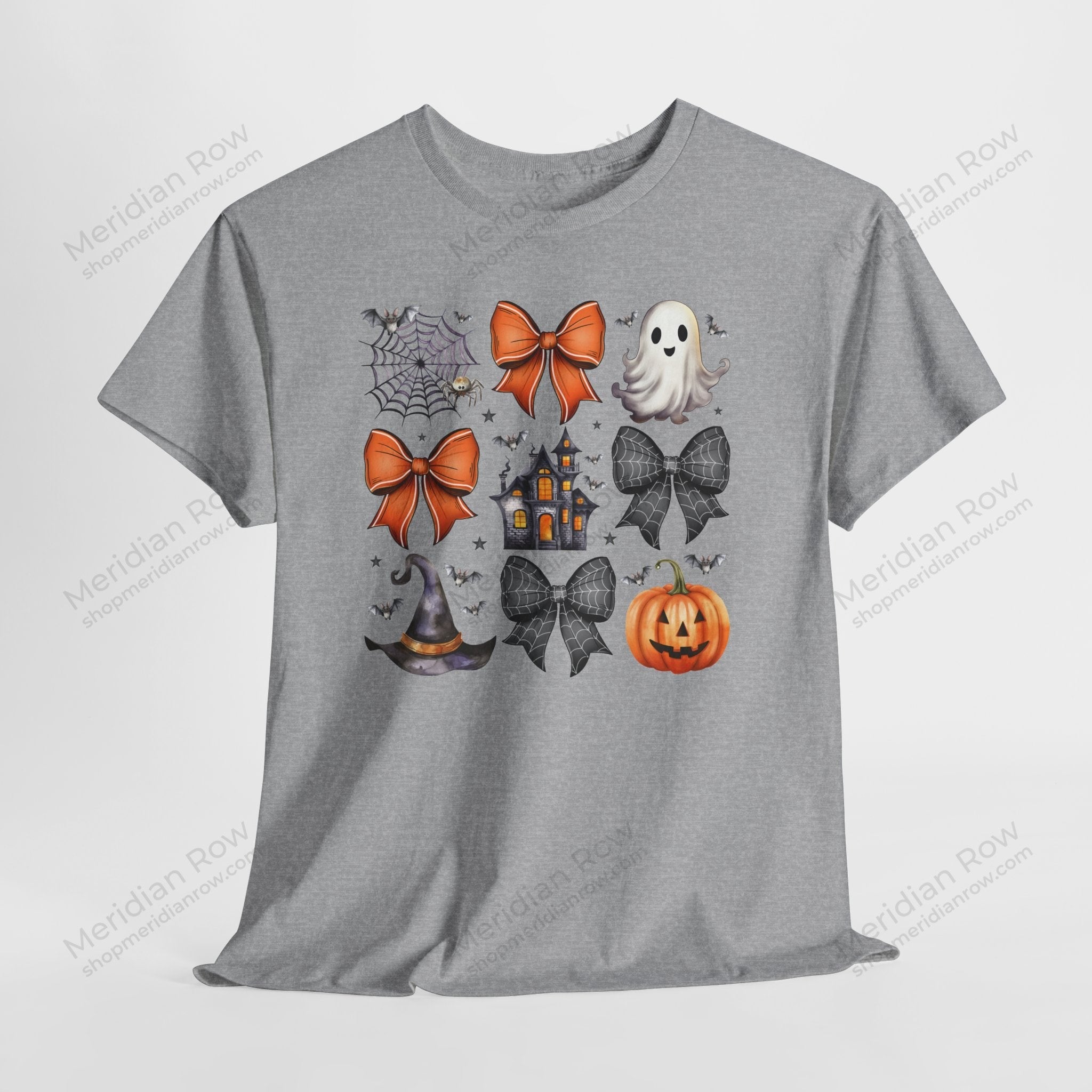 Haunted Coquette Halloween Bow Shirt | Ghost, Pumpkin & Haunted House Tee