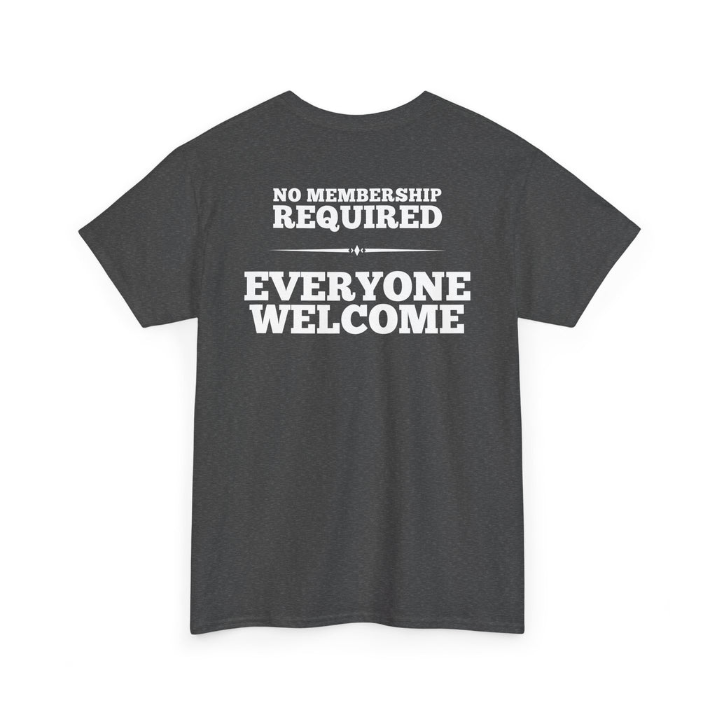 Cover to Cover Club Shirt | No Membership Required Christian Tee | Bible Study Graphic Shirt | Genesis to Revelation T-Shirt | Gildan 5000