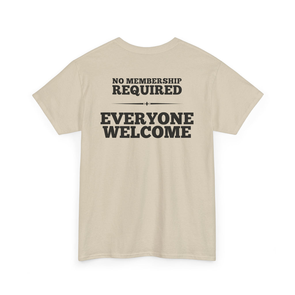 Cover to Cover Club Shirt | No Membership Required Christian Tee | Bible Study Graphic Shirt | Genesis to Revelation T-Shirt | Gildan 5000