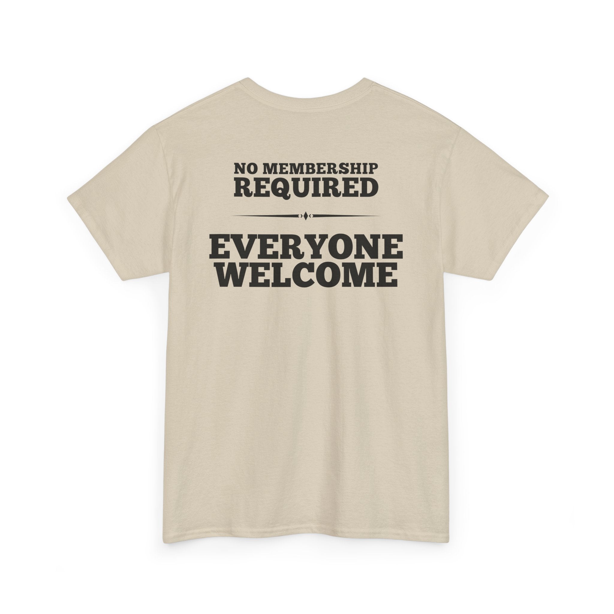 Cover to Cover Club Shirt | No Membership Required Christian Tee | Bible Study Graphic Shirt | Genesis to Revelation T-Shirt | Gildan 5000
