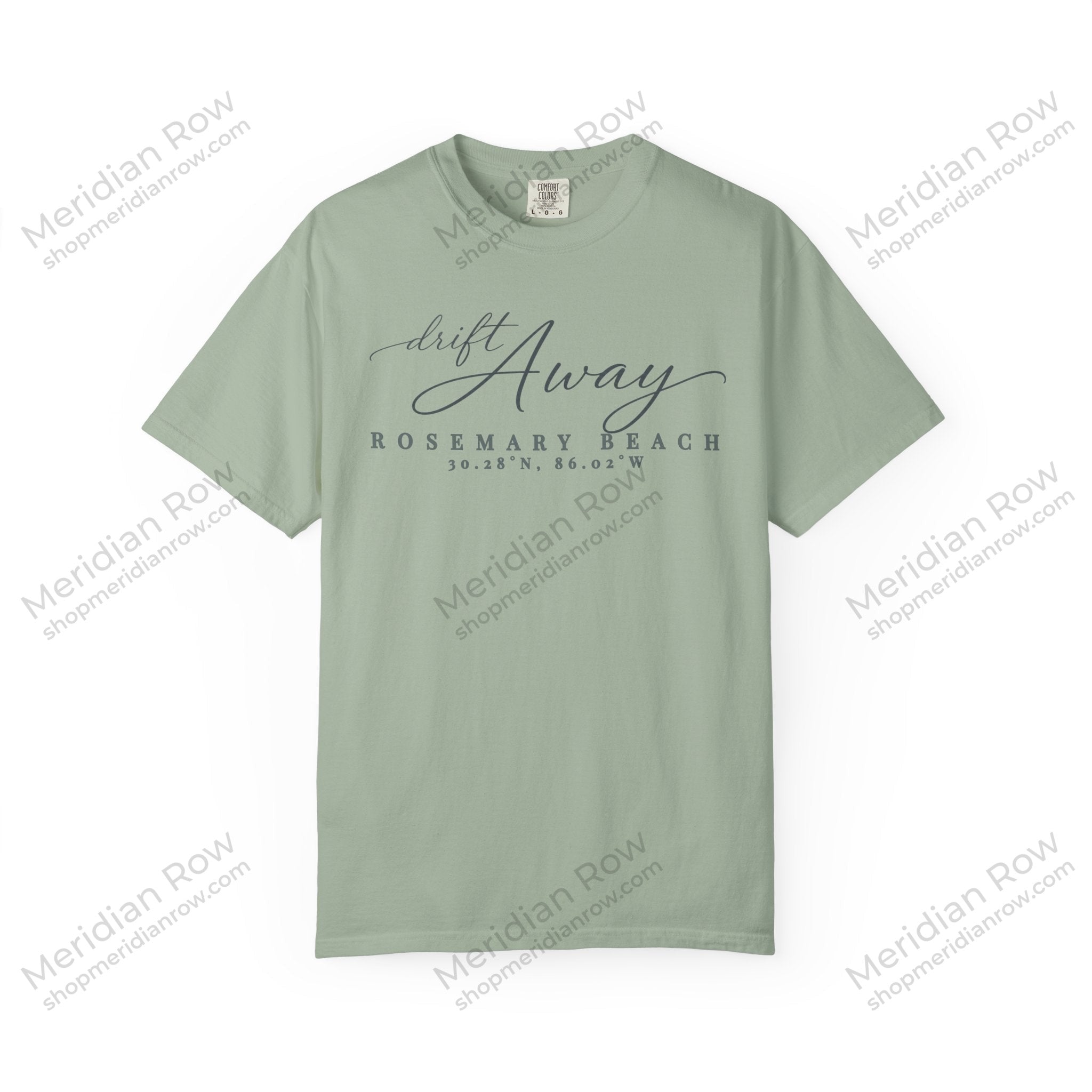 Rosemary Beach 30A Drift Away T Shirt | Comfort Colors Coordinates Tee FL Summer Vacation Apparel  | Florida Coastal Chic Beach Lover Gift