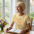 Healing In Progress Shirt | Christian Inspirational T-Shirt | Jeremiah 30:17 Bible Verse Tee | Faith Comfort Gift | Vintage Floral Christian Shirt
