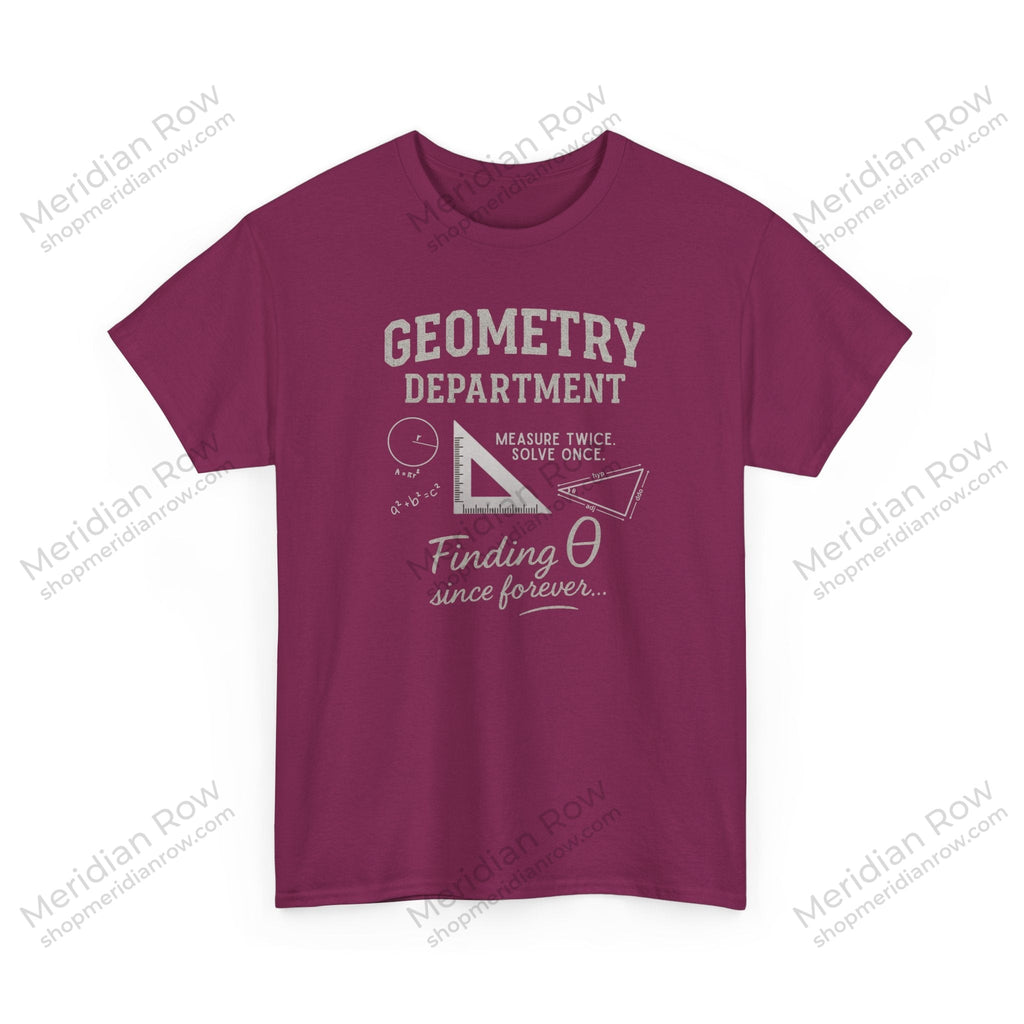 Geometry Department T-Shirt, Funny High School Math Teachers, Back-to-School