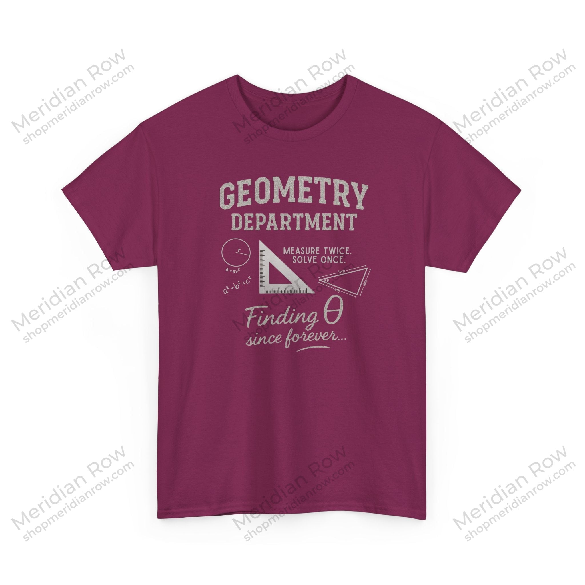 Geometry Department T-Shirt, Funny High School Math Teachers, Back-to-School