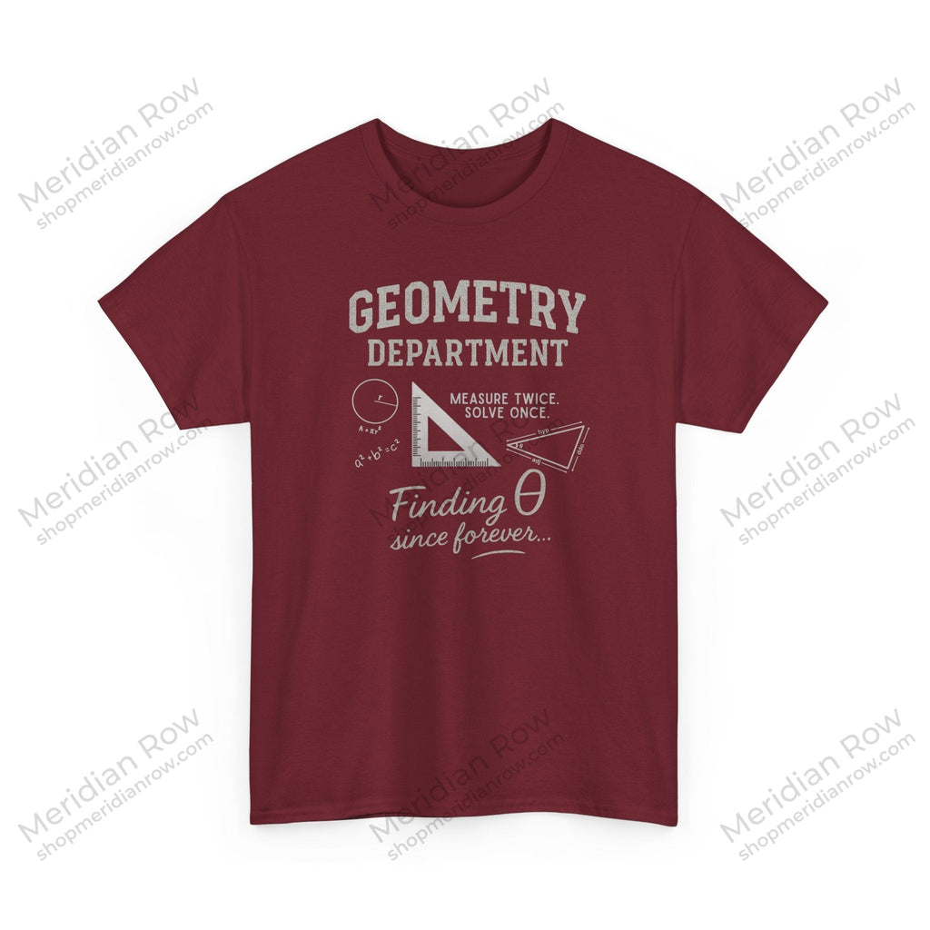 Geometry Department T-Shirt, Funny High School Math Teachers, Back-to-School