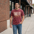 Take It! It Is a Gift Shirt | Romans 5:17 Christian T-Shirt | Comfort Colors 1717 Faith Tee | Righteousness Through Christ