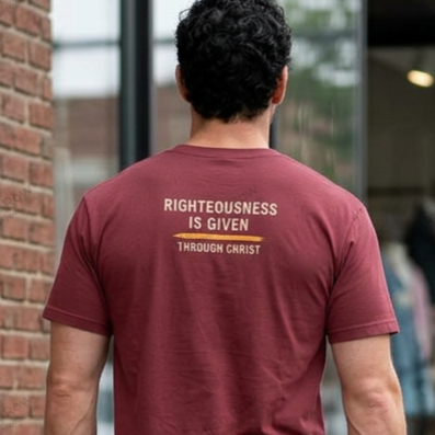 Take It! It Is a Gift Shirt | Romans 5:17 Christian T-Shirt | Comfort Colors 1717 Faith Tee | Righteousness Through Christ