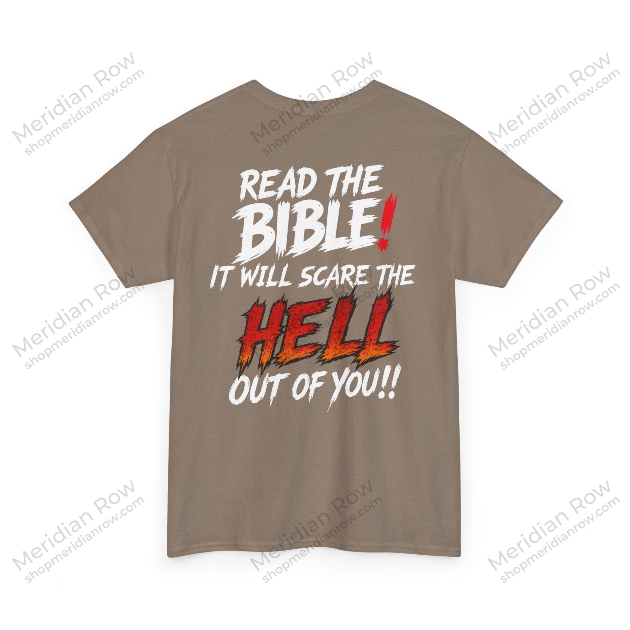 Read the Bible Shirt | Bold Christian Graphic Tee | Hebrews 4:12 Faith Shirt | Gildan 5000 Christian Apparel