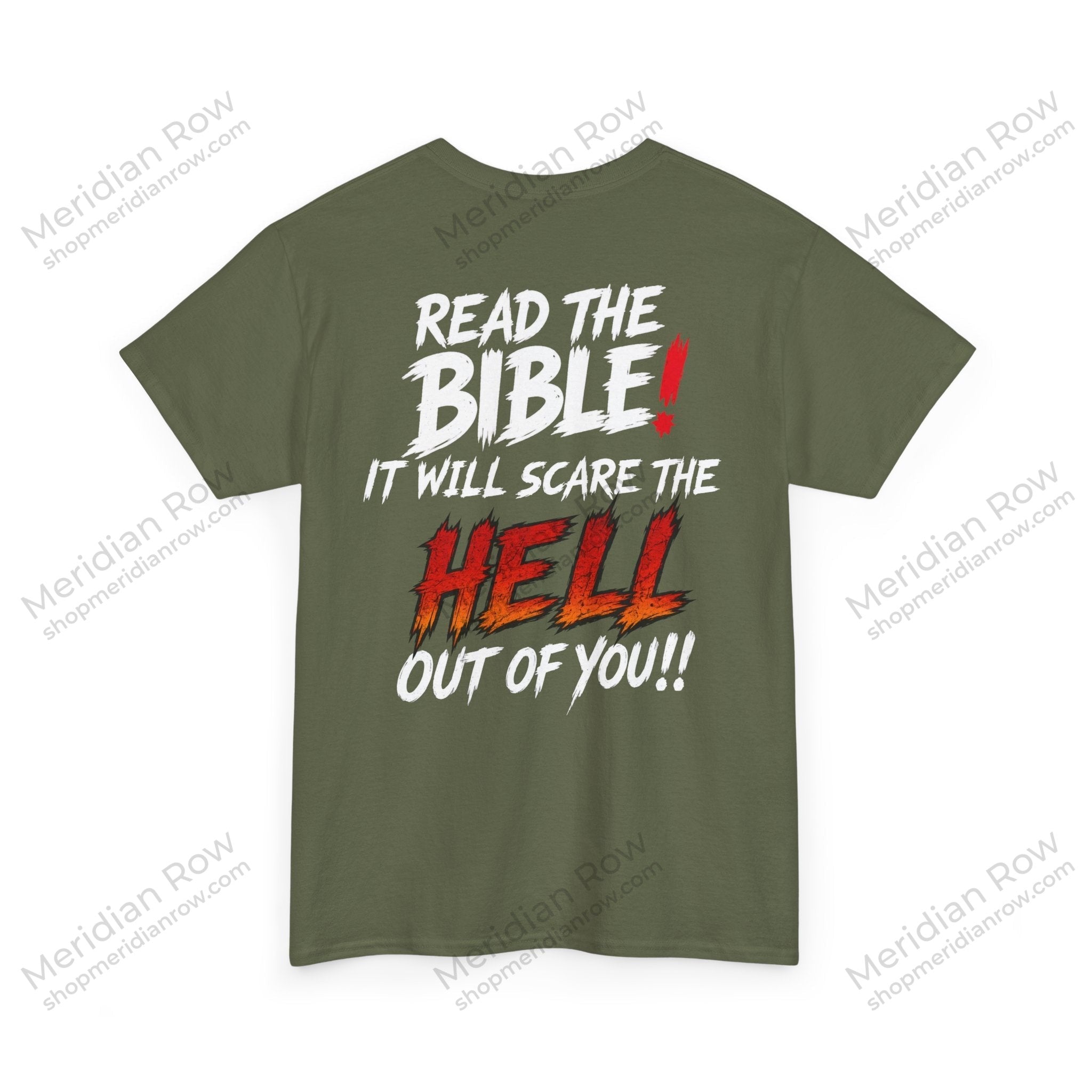 Read the Bible Shirt | Bold Christian Graphic Tee | Hebrews 4:12 Faith Shirt | Gildan 5000 Christian Apparel