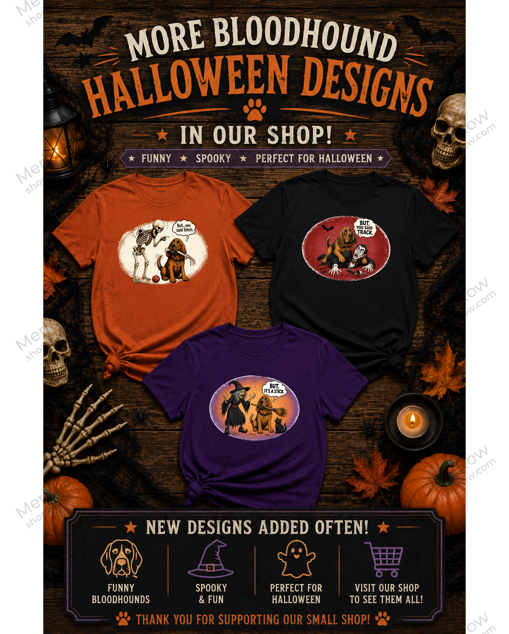 But, It’s a Stick Shirt | Funny Bloodhound Witch Halloween Tee | Spooky Dog Lover Shirt | Gildan 5000 Graphic T-Shirt