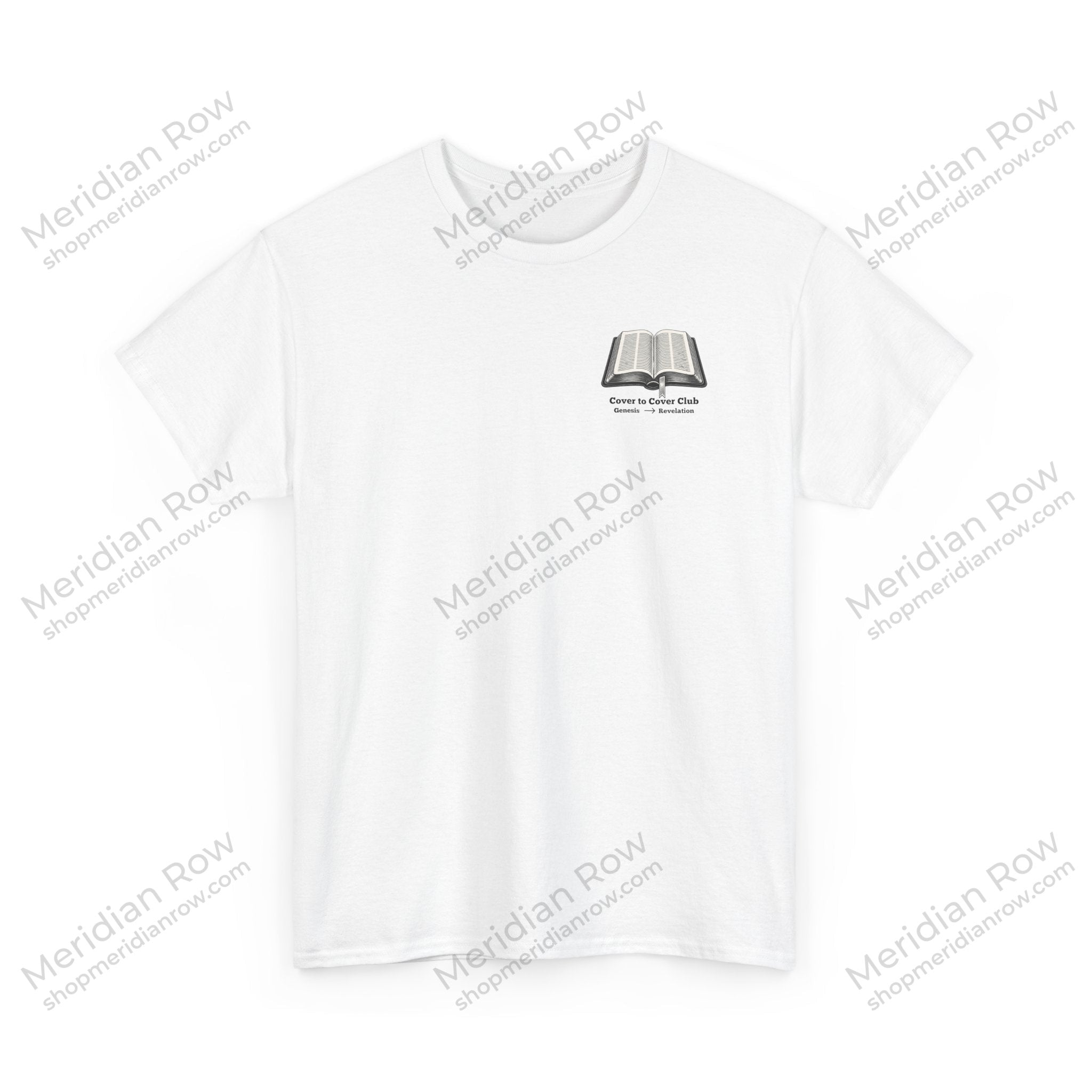 Cover to Cover Club Shirt | No Membership Required Christian Tee | Bible Study Graphic Shirt | Genesis to Revelation T-Shirt | Gildan 5000