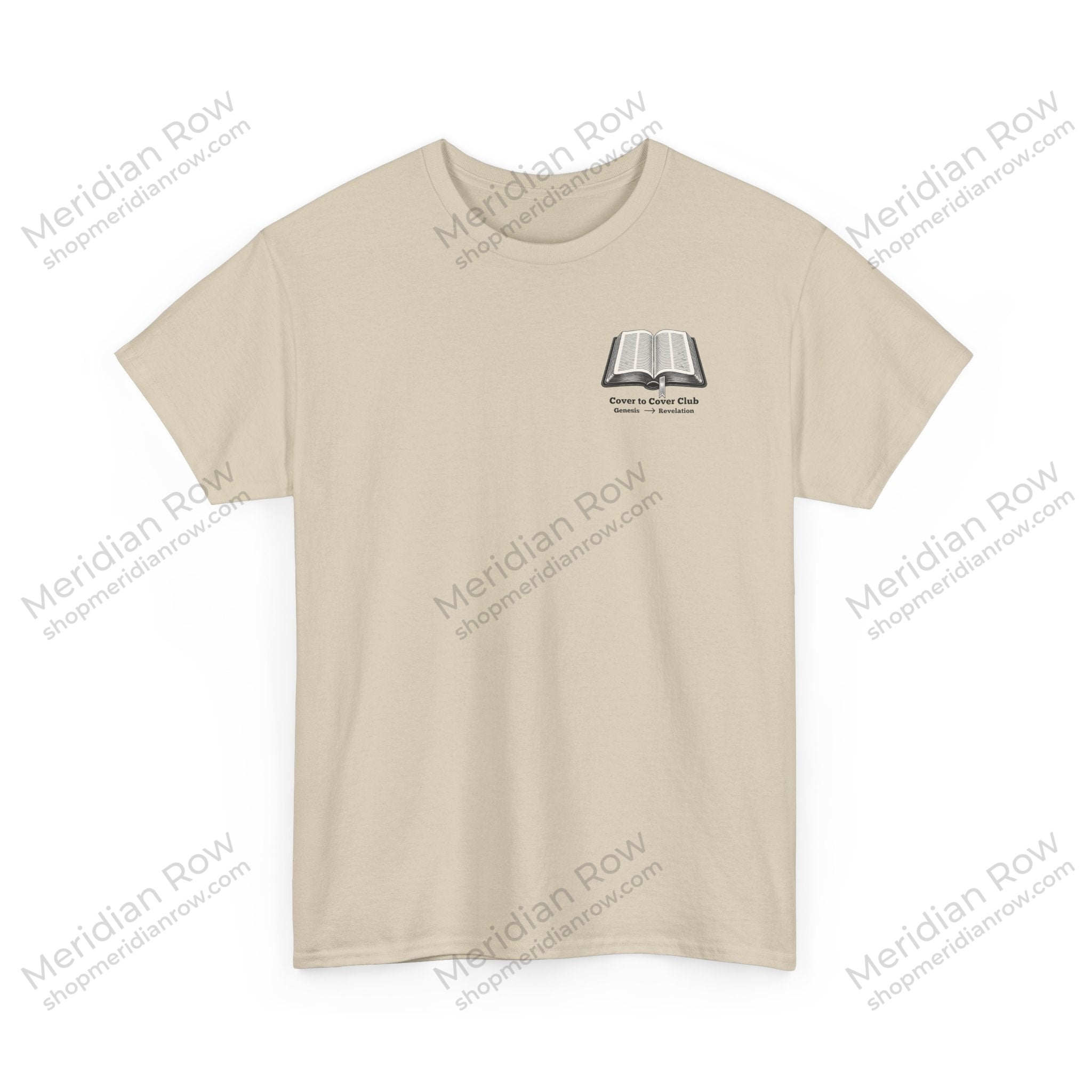 Cover to Cover Club Shirt | No Membership Required Christian Tee | Bible Study Graphic Shirt | Genesis to Revelation T-Shirt | Gildan 5000