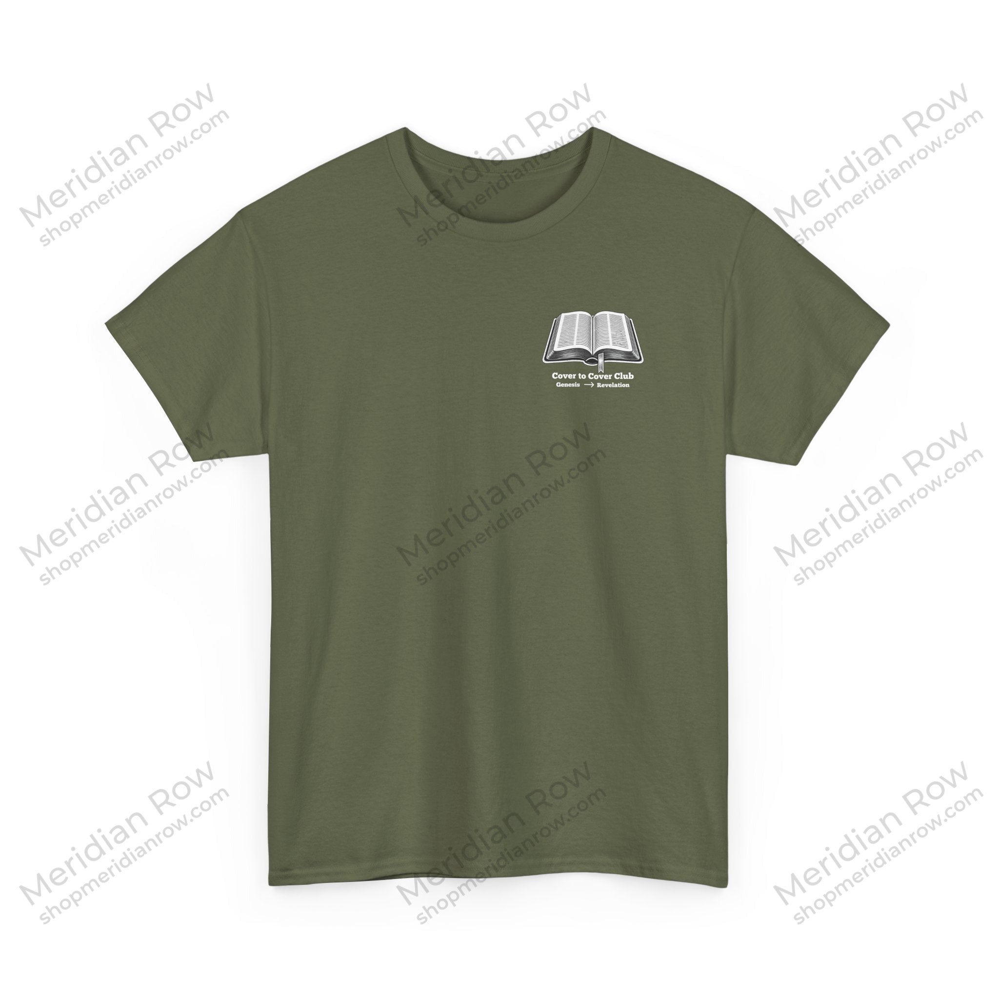 Cover to Cover Club Shirt | No Membership Required Christian Tee | Bible Study Graphic Shirt | Genesis to Revelation T-Shirt | Gildan 5000