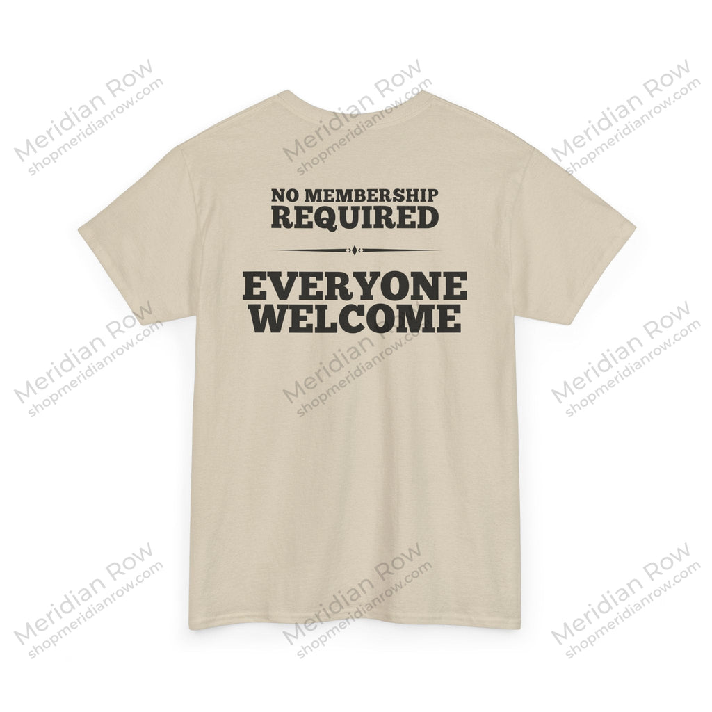 Cover to Cover Club Shirt | No Membership Required Christian Tee | Bible Study Graphic Shirt | Genesis to Revelation T-Shirt | Gildan 5000