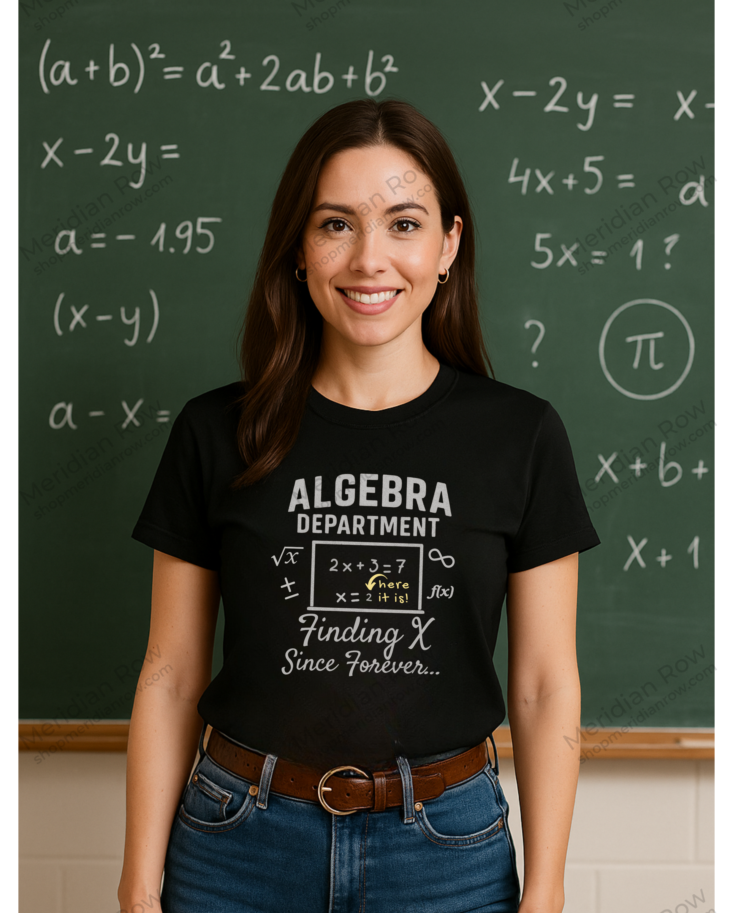 Algebra Department Tee - Finding X Since Forever - Math Lover Gift, High School