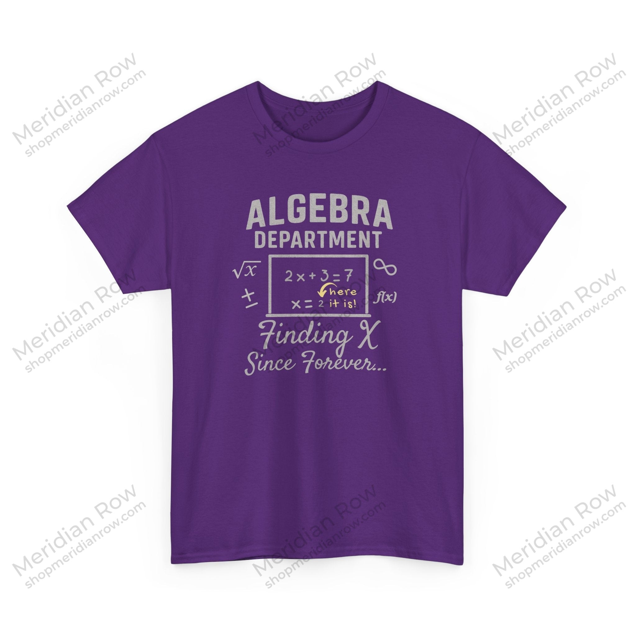 Algebra Department Tee - Finding X Since Forever - Math Lover Gift, High School